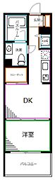 レジディア荻窪 1DKの間取図画像