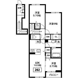 グランドステージ1 3LDKの間取図画像