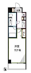 LUMEED上石神井 1Kの間取図画像