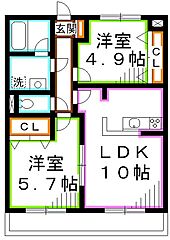 物件の間取り