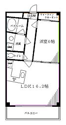 ARONIA 1LDKの間取図画像