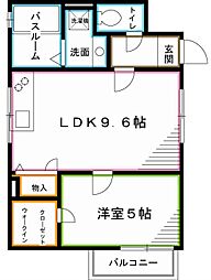 ロンド荻窪 1LDKの間取図画像