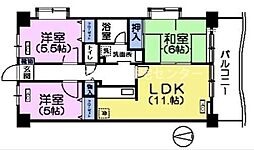 シェニートモンチーク武蔵関 3LDKの間取図画像