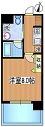 sakuraCoCoRo 1Kの間取図画像