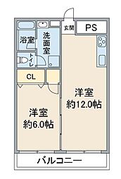 JR中央本線 高円寺駅 徒歩7分の賃貸マンション 8階1LDKの間取り