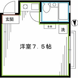 間取図画像 ワンルーム