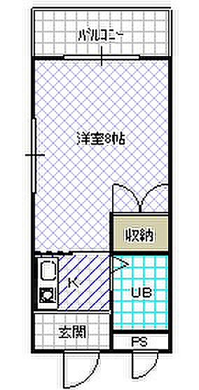 ロイヤルハイム ｜大阪府寝屋川市美井町(賃貸マンション1K・1階・21.73㎡)の写真 その2