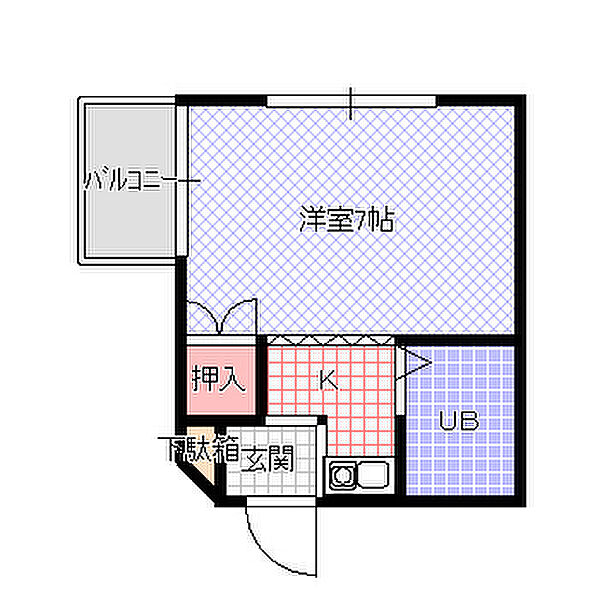 三和ハイツ萱島 ｜大阪府寝屋川市萱島本町(賃貸マンション1K・3階・18.63㎡)の写真 その2