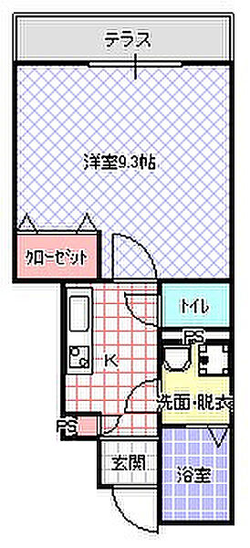 アスピリア砂 ｜大阪府四條畷市砂2丁目(賃貸アパート1K・1階・29.95㎡)の写真 その2