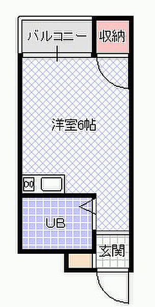 パンション池田旭町 ｜大阪府寝屋川市池田旭町(賃貸マンション1R・1階・16.50㎡)の写真 その2