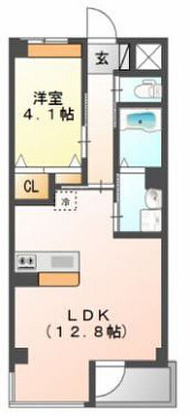 ケーアイ木屋 ｜大阪府寝屋川市木屋町(賃貸マンション1LDK・3階・41.80㎡)の写真 その2