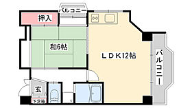 愛媛県八幡浜市江戸岡1丁目（賃貸マンション1LDK・2階・47.21㎡） その2