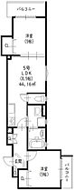 スリール明和II  ｜ 大阪府寝屋川市明和2丁目（賃貸アパート2LDK・3階・44.16㎡） その2