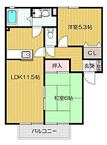 グッディ古都里  ｜ 大阪府四條畷市清滝中町（賃貸アパート2LDK・2階・59.32㎡） その2