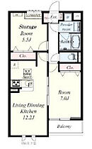 Paston・Coco  ｜ 大阪府寝屋川市中神田町（賃貸アパート2LDK・1階・55.40㎡） その2