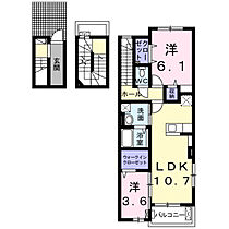 アンジュール  ｜ 大阪府守口市八雲北町1丁目（賃貸アパート2LDK・2階・49.86㎡） その2