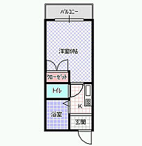 西川ハイツ  ｜ 大阪府大東市中垣内1丁目（賃貸アパート1K・2階・19.00㎡） その2