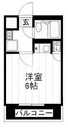 メゾンコーハツ 1Kの間取図画像