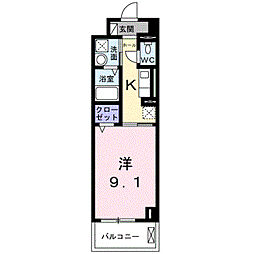 エクセレント・T 1Kの間取図画像