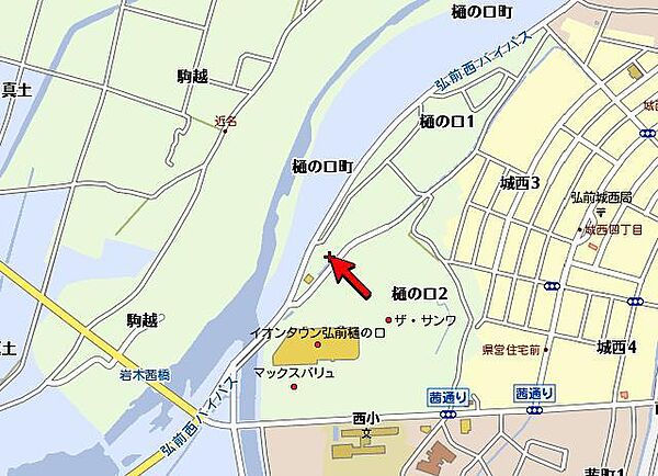 グランディ樋の口 203｜青森県弘前市大字樋の口1丁目(賃貸アパート1LDK・2階・45.05㎡)の写真 その4