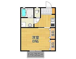 Kate神埼駅前 1Kの間取図画像