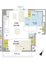 間取図画像 1LDK