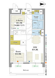 間取図画像 1SLDK