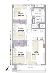 間取図画像 3LDK