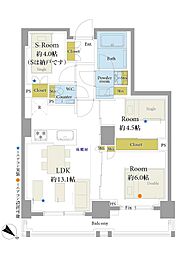 間取図画像 2SLDK