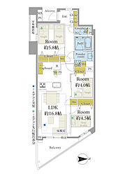 間取図画像 3LDK