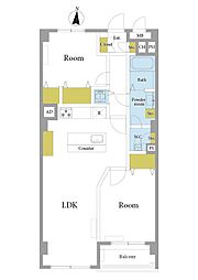 丸増井荻マンション 2LDKの間取図画像