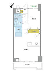 藤和三軒茶屋コープ 1LDKの間取図画像