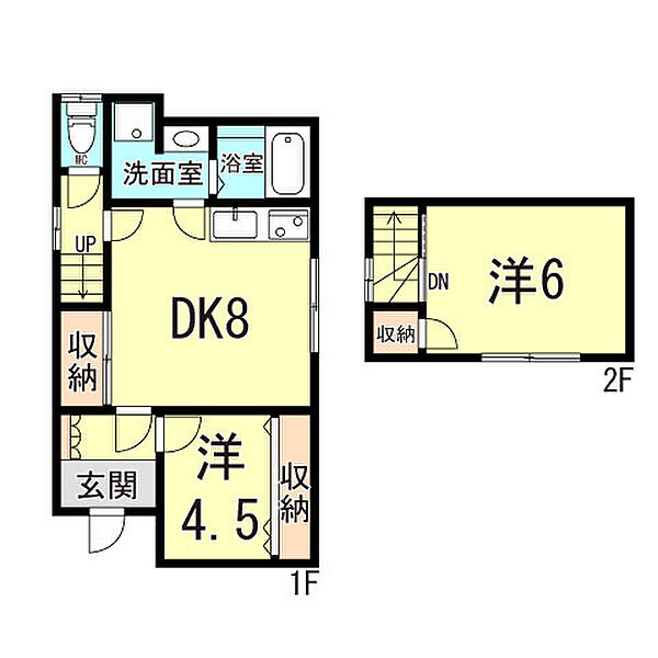 兵庫県神戸市垂水区上高丸１丁目(賃貸一戸建2DK・2階・47.10㎡)の写真 その1