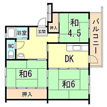 兵庫県神戸市垂水区青山台５丁目（賃貸マンション2LDK・4階・45.24㎡） その2