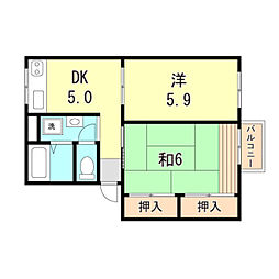 西新町駅 5.0万円