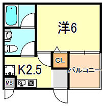 兵庫県明石市本町２丁目（賃貸マンション1K・4階・20.90㎡） その2