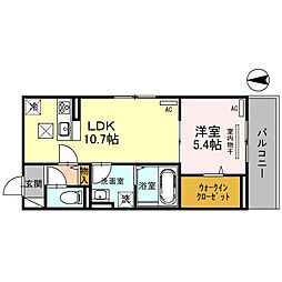 間取図画像 1LDK