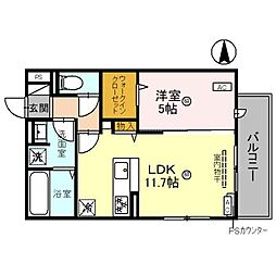 間取図画像 1LDK