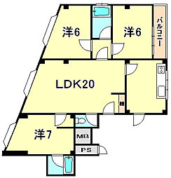神戸市西神・山手線 県庁前駅 徒歩14分