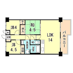 JR福知山線 猪名寺駅 徒歩15分 3階/-