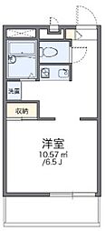 レオパレスSuccess 1Kの間取図画像