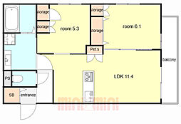 JR東海道・山陽本線 摂津本山駅 徒歩9分
