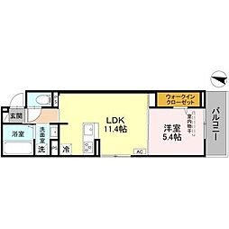 間取図画像 1LDK