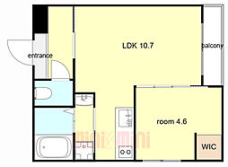 間取図画像 1LDK