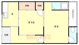 阪急神戸本線 武庫之荘駅 徒歩18分 2階/-