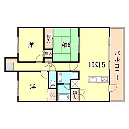 間取図画像 3LDK