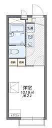 レオパレスヴァイオラ 1Kの間取図画像