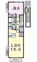 ライブハウス 1LDKの間取図画像
