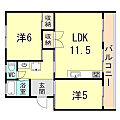 新多聞第2住宅101号棟4階4.3万円