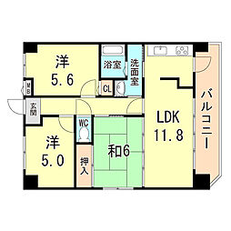 山陽電鉄本線 中八木駅 徒歩3分 2階/-